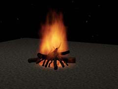 3DMax怎么制作篝火? 3DMax火焰的制作方法