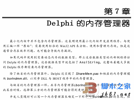 Delphi 内存管理指导性内容 PDF版