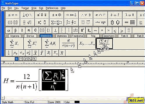 MathType 数学公式编辑器 V6.9 汉化绿色特别版