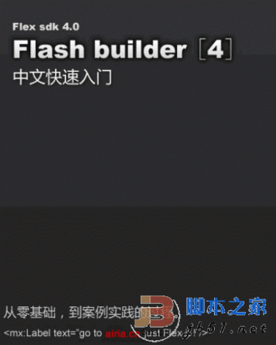 Flash Builder 4 中文快速入门PDF版