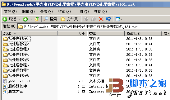 甲壳虫VIP批处理视频教程