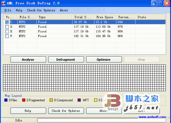 AML Free Disk Defrag 磁盘碎片整理工具 v2.0.63 绿色免费版