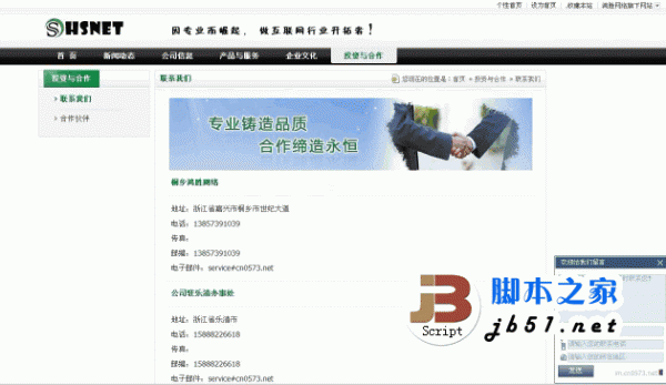 asp 高仿雨林木风官网企业网站源码 v1.0 