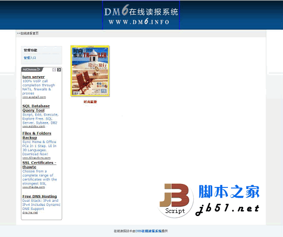 DM6在线读报系统 asp.net版 v2.0 