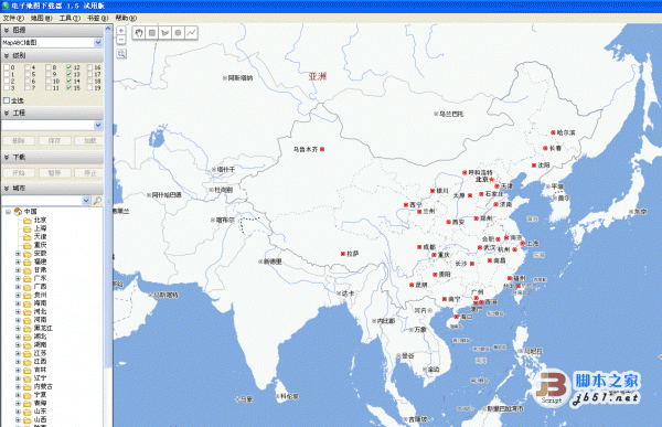电子地图下载器 v1.5 绿色中文版