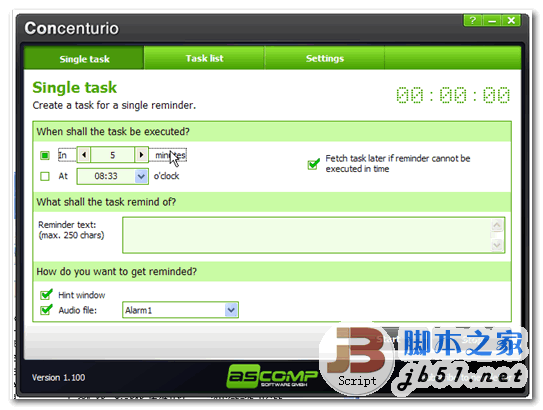 Concenturio v1.1  电脑定时播放音乐软件 多外语安装版