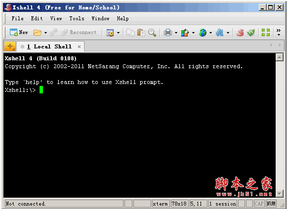 Xshell 5 Build 0835 免费的SSH客户端 绿色便携版