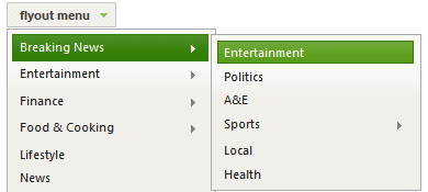 基于jQuery实现的各种风格菜单效果