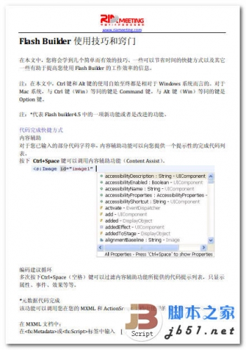 Flash Builder使用技巧和窍门 中文 PDF 高清版