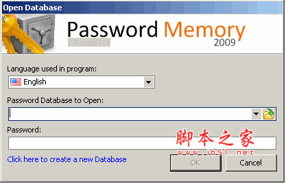 Password Memory 密码管理工具 v1.0 绿色英文免费版 