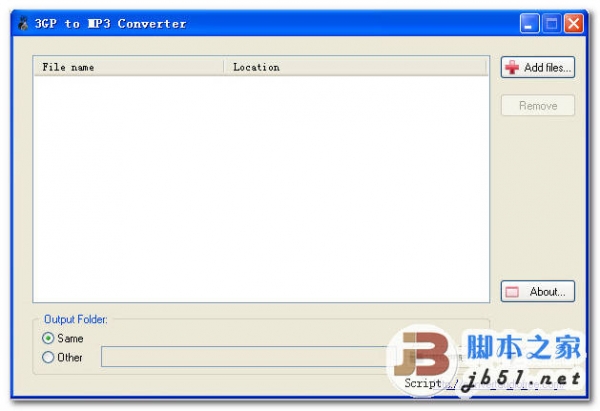 3GP视频转换为MP3 3GP to MP3 Converter v1.0 r1 官方安装版