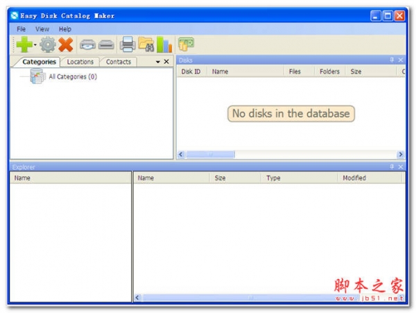 光盘目录索引制作 Easy Disk Catalog Maker v1.5.00 英文免费版