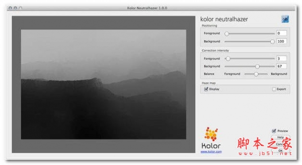 Kolor Neutralhazer 风景照片薄雾模糊消除滤镜 v1.0.2 英文官方特别版