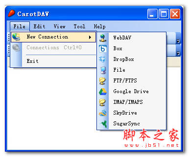 CarotDAV 网盘本地管理大师 v1.10.9 官方英文绿色免费版
