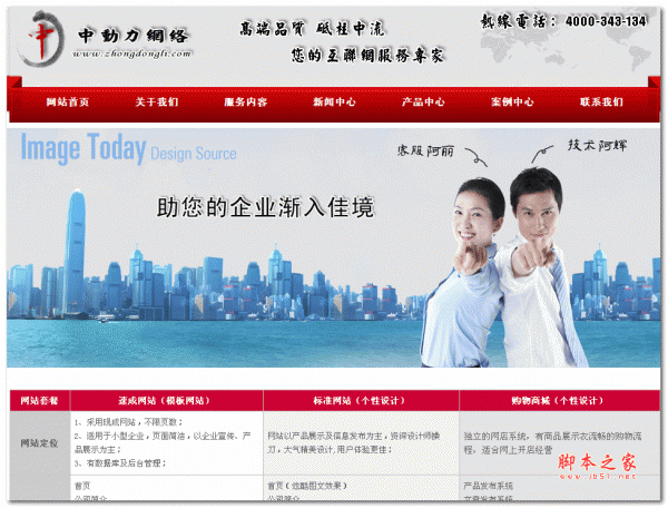 经典蓝色通用型企业网站源码 asp版 v1.0 