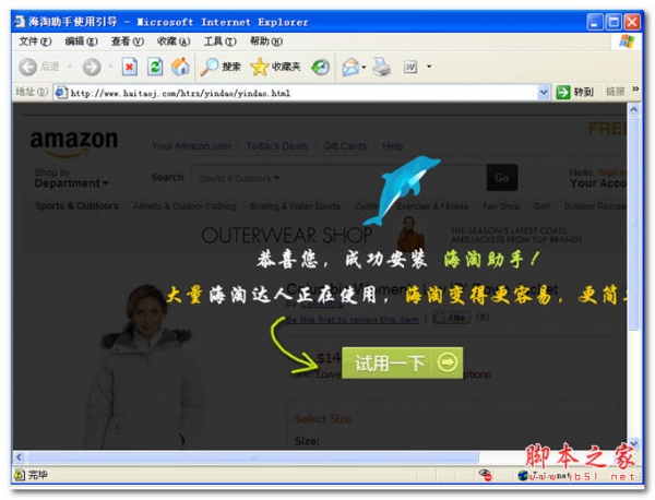 海淘助手 IE浏览器插件  V1.1 中文官方安装版