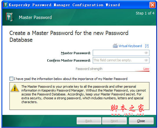 卡巴斯基密码管理 Kaspersky Labs Kaspersky Password Manager v5.0.0.169 英文特别版