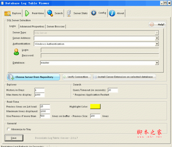 Log Table Viewer 数据库日志查看工具 v2.0.1.7 绿色版 