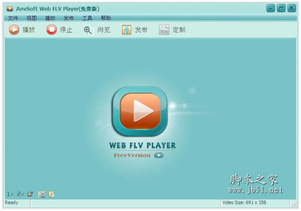 flv视频播放器 AnvSoft Web FLV Player v3.0.5 中文官方版