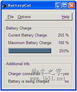 BatteryCat 桌面笔记本电池监控 v1.1 官方绿色版