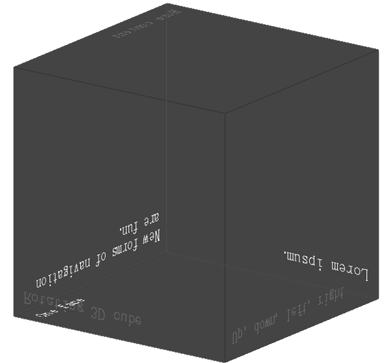 css3 transform 3d 使用html5+css3创建动态旋转的3d立方体