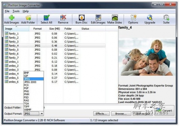 download the new version for ipod NCH Pixillion Image Converter Plus 11.45