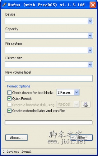 制作linux启动u盘 rufus v1.4.10 beta 2 官方英文绿色版