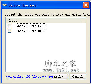 硬盘隐藏禁止存取 DriveLocker v1.0 英文绿色免费版 下载