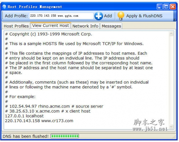Host管理工具 Host Profiles v1.2 中文绿色免费版 下载