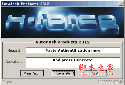 CAD2012(AutoCAD 2012) 支持32位和64位简体中文版注册机