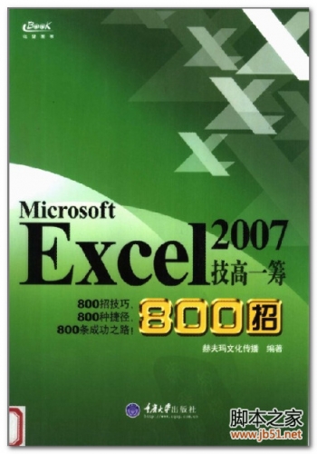 Excel 2007技高一筹800招 PDF 全彩版[85M]