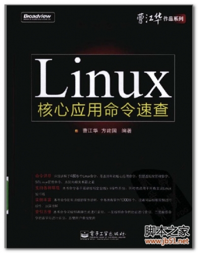 Linux核心应用命令速查(曹江华、方建国) PDF 扫描版[58M]
