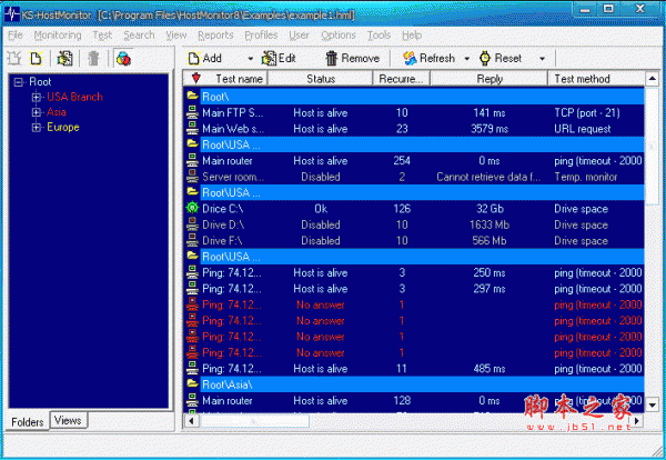 HostMonitor V11.5 注册版(远程监视管理程序)