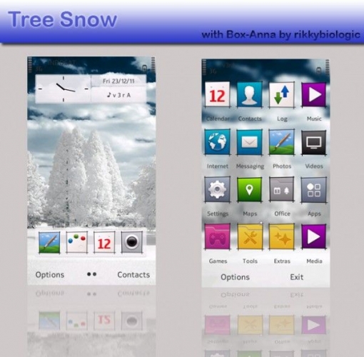 Tree Snow主题(塞班s60v5主题) 免费版