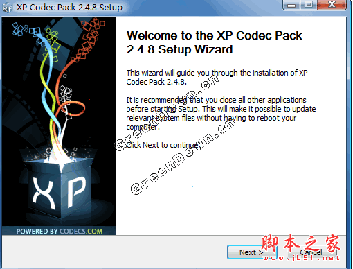 XP Codec Pack  媒体播放器 V3.0.04 英文官方安装版