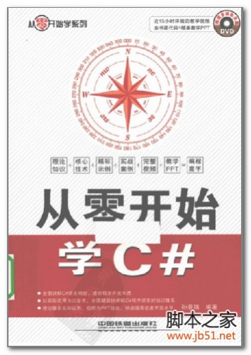 从零开始学C#(孙景瑞) PDF 扫描版[77M]