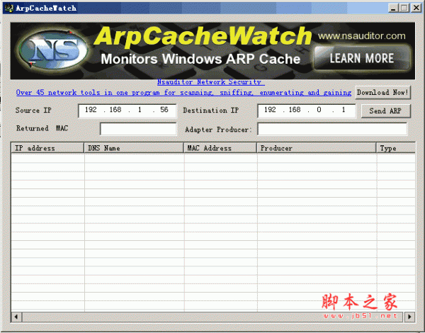 ArpCacheWatch(APR缓存监视) V1.5.9 绿色免费版