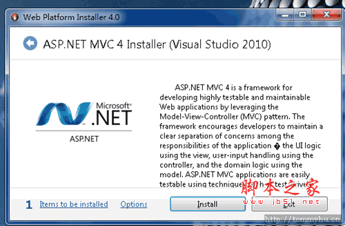 asp.net mvc4.0 安装包(附汉化版) for vs2010