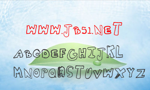 Whitney2字体 英文字体 卡通可爱字体