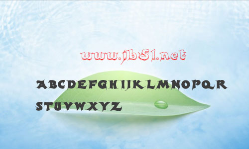 candles字体 英文字体 卡通可爱字体