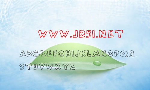 scrawllege字体 英文字体 卡通可爱字体