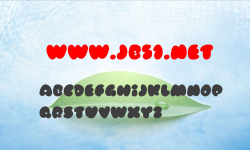 rubberneck字体 英文字体 卡通可爱字体