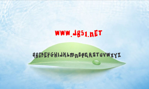 earthquake字体 英文字体 卡通可爱字体