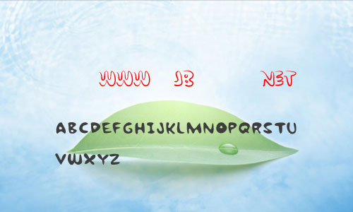 bubble Gum Rock字体 英文字体 卡通可爱字体