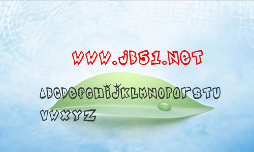 indigo joker字体 英文字体 卡通可爱字体