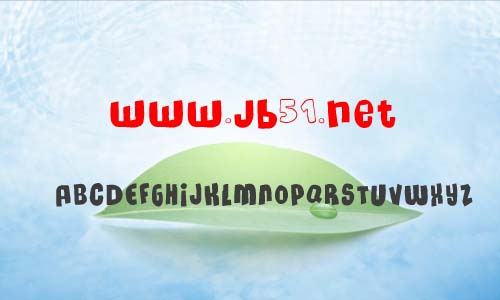 massive headachell字体 英文字体 卡通可爱字体