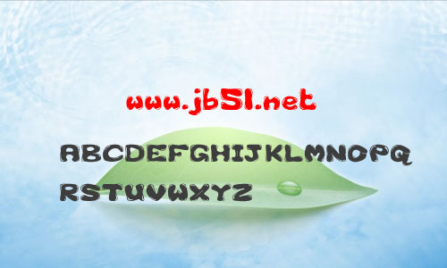 bubble1字体 英文字体 卡通可爱字体