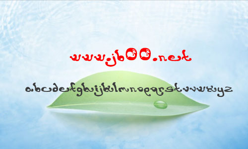 earthling字体 英文字体 卡通可爱字体