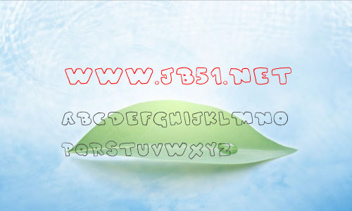 branching mouse字体 英文字体 卡通可爱字体