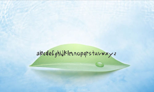 sugarfish字体 英文字体 卡通可爱字体